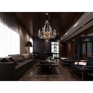 Подвесная люстра Lucia Tucci Firenze 1781.15.3 Antique Gold