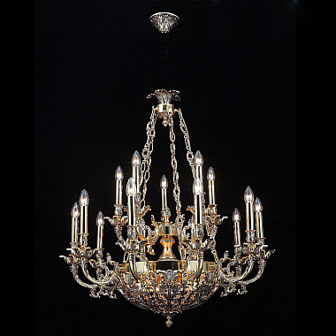 Подвесная люстра Lucia Tucci Firenze 1781.15.3 Antique Gold