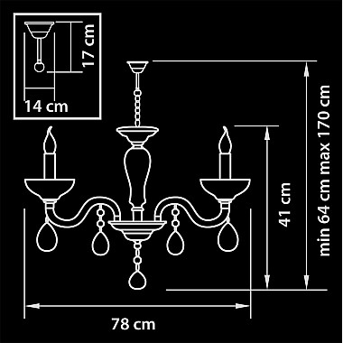 Подвесная люстра Osgona Artifici 719088