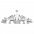 Подвесная люстра Arte Lamp Ragno A2043SP-12WH