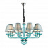 Подвесная люстра Lucia Tucci Ashanti 1260.10 blue