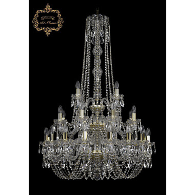 Подвесная люстра 11.11 11.11.16+8+4.300.3d.h-128.Gd.Sp