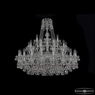 Подвесная люстра 1409 1409/20+10+5/360 Ni