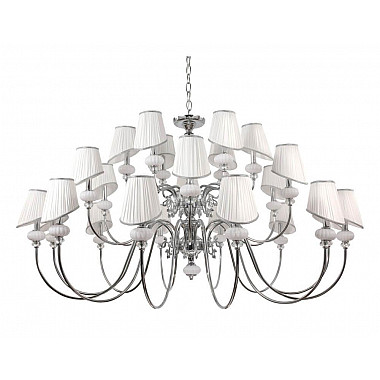 Подвесная люстра Crystal Lux Alma White SP-PL12+6+6