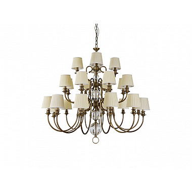 Подвесная люстра 3100 31010+12/C black brass без абажуров