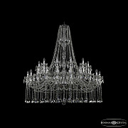 Подвесная люстра 1413 1413/24+12/530/h-160 Ni