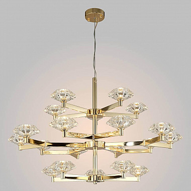 Подвесная люстра Crystal Lux Rebeca SP5+10+5 Gold