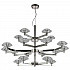 Подвесная люстра Crystal Lux Rebeca SP5+10+5 Nickel