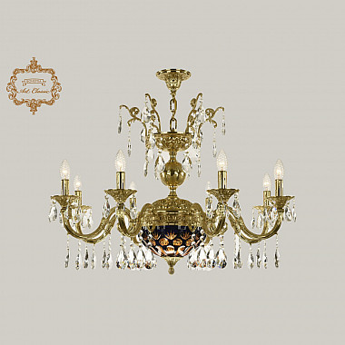 Подвесная люстра 31.29 31.29.8.CK250SP.250GL.G.Sp.Amber.Blue.1E