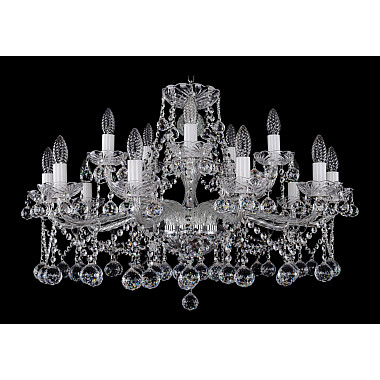 Подвесная люстра 1413 1413/10+5/300 Ni Balls