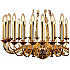 Подвесная люстра iLamp Louvre MD8551-30 GD