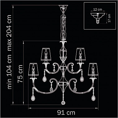 Подвесная люстра Lightstar Cappa 691154