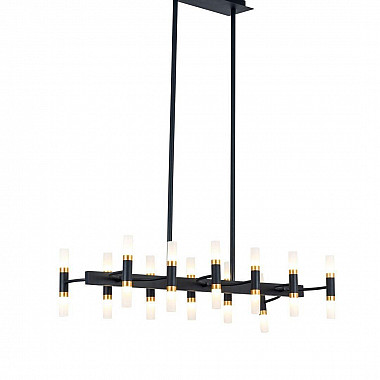 Подвесная люстра Lumina Deco Richmond LDP 6035-24 PR+BK+GD