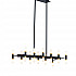 Подвесная люстра Lumina Deco Richmond LDP 6035-24 PR+BK+GD