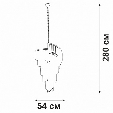 Подвесная люстра V58380-8/16
