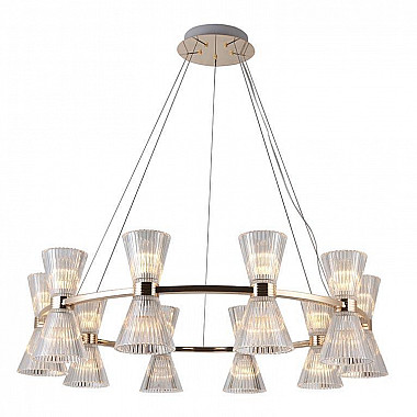 Подвесная люстра Newport 3610+10/S gold М0065261