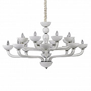 Подвесная люстра Ideal Lux Casanova SP16 Bianco 094120