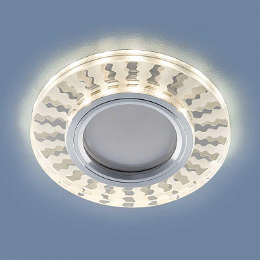 Встраиваемый светильник Elektrostandard 2248 MR16 SL/WH зеркальный/белый 4690389148934
