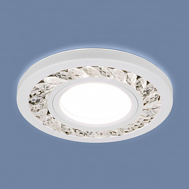 Встраиваемый светильник Elektrostandard 8355 MR16 CL/WH прозрачный/белый 4690389041068