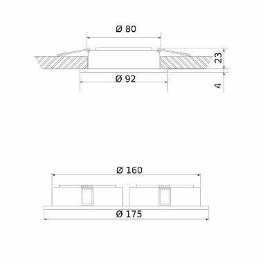 Встраиваемый светильник Elektrostandard 1091/2 MR16 белый 4690389148521
