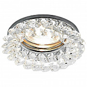 Встраиваемый светильник Ambrella light Crystal K206 CL/CH