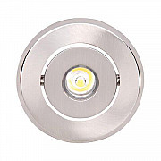 Встраиваемый светодиодный светильник Horoz Vera-1 1W 6400K матовый хром 016-011-0001 HRZ00000263