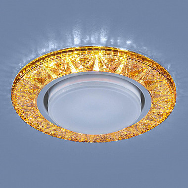 Встраиваемый светильник Elektrostandard 3022 GX53 GD золото 4690389100055