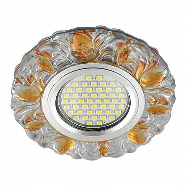 Встраиваемый светильник Fametto Luciole Dls-L136 Gu5.3 Glassy/Gold
