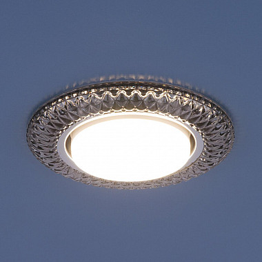 Встраиваемый светильник Elektrostandard 3020 GX53 SB дымчатый 4690389083273