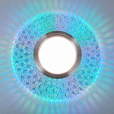 Встраиваемый светильник Elektrostandard 2220 MR16 CL прозрачный подсветка мульти 4690389129568