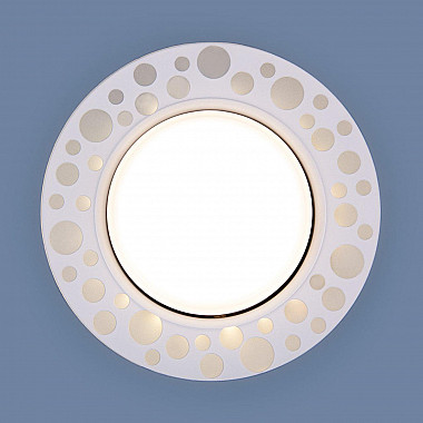 Встраиваемый светильник Elektrostandard 3032 GX53 WH белый 4690389142499