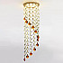 Встраиваемый светильник Ambrella light Crystal K3440 CL/BR/G