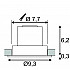 Встраиваемый светодиодный светильник SLV New Tria Led DL Round Set 113871