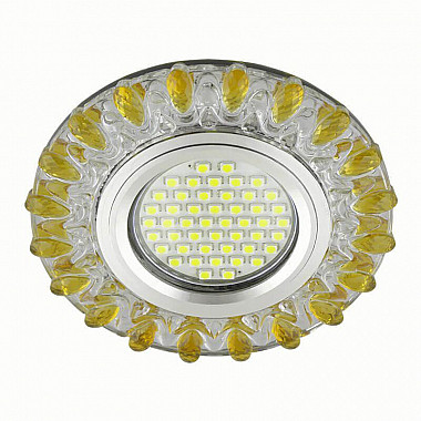 Встраиваемый светильник Fametto Luciole DLS-L148 Gu5.3 Glassy/Gold