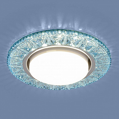 Встраиваемый светильник Elektrostandard 3022 GX53 BL лазурный 4690389100031