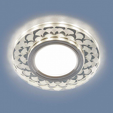 Встраиваемый светильник Elektrostandard 2247 MR16 SL/WH зеркальный/белый 4690389148927