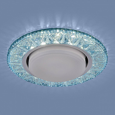 Встраиваемый светильник Elektrostandard 3022 GX53 BL лазурный 4690389100031