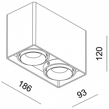 Точечный светильник Mona 348006