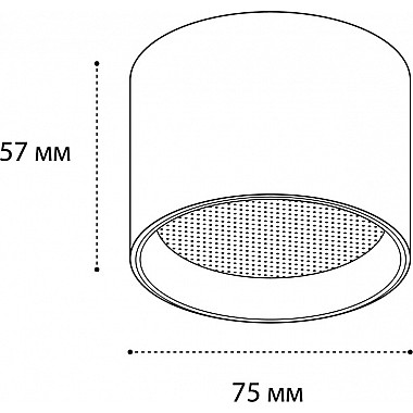 Точечный светильник IT02-007 white 4000K
