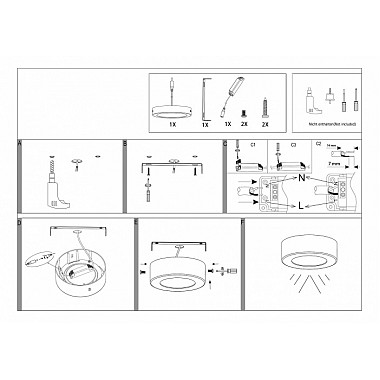 Точечный светильник Fueva 1 94525