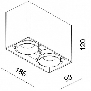 Точечный светильник Mona 348004