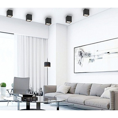 Точечный светильник DL 3028 DL 3028 black 3000K