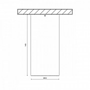 Точечный светильник VL-BASE VL-BASE-PIN-WW
