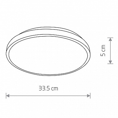Потолочный светодиодный светильник Nowodvorski Agnes Round Led 8186