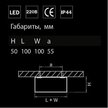 Потолочный светодиодный светильник Lightstar Zolla 213921