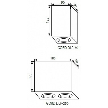Точечный светильник GORD 25474