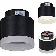 Точечный светильник 53004-9.5-001IL GX53+LED3W BK