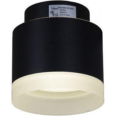 Точечный светильник 53004-9.5-001IL GX53+LED3W BK