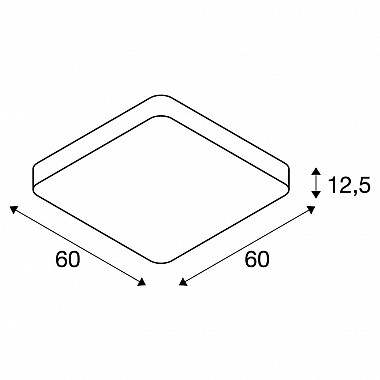 Потолочный светодиодный светильник SLV Medo 1002882