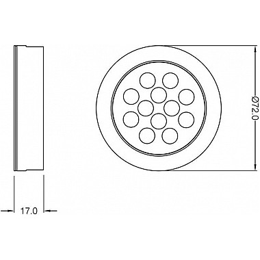Точечный светильник Baham 687134
